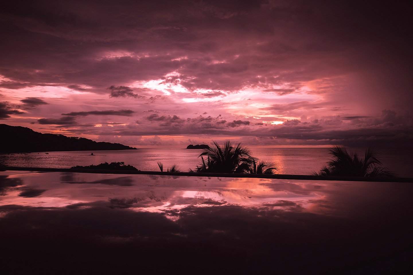 Ocean view in Playa Hermosa, Costa Rica