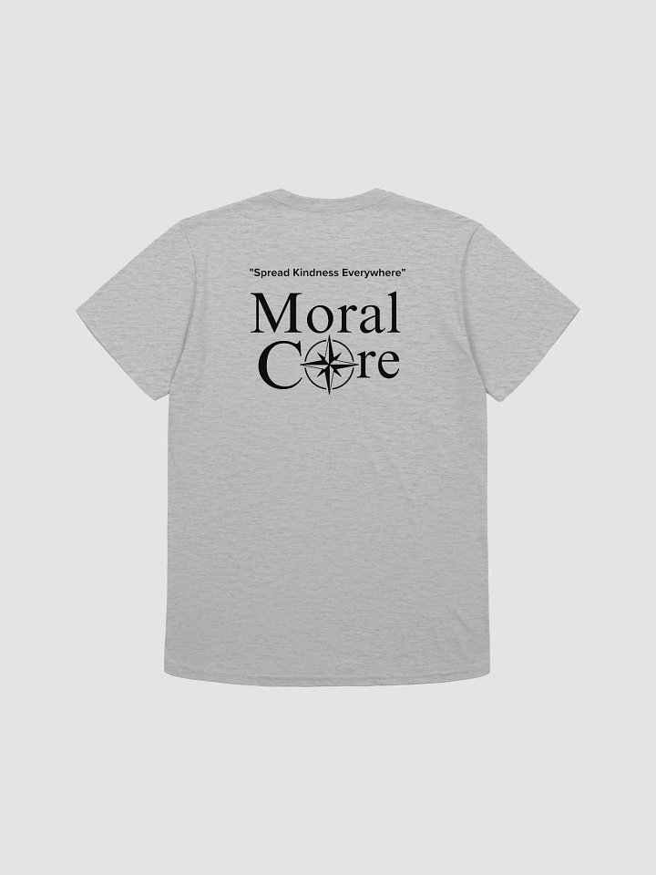 Morale Core T-shirt in black writing product image (2)