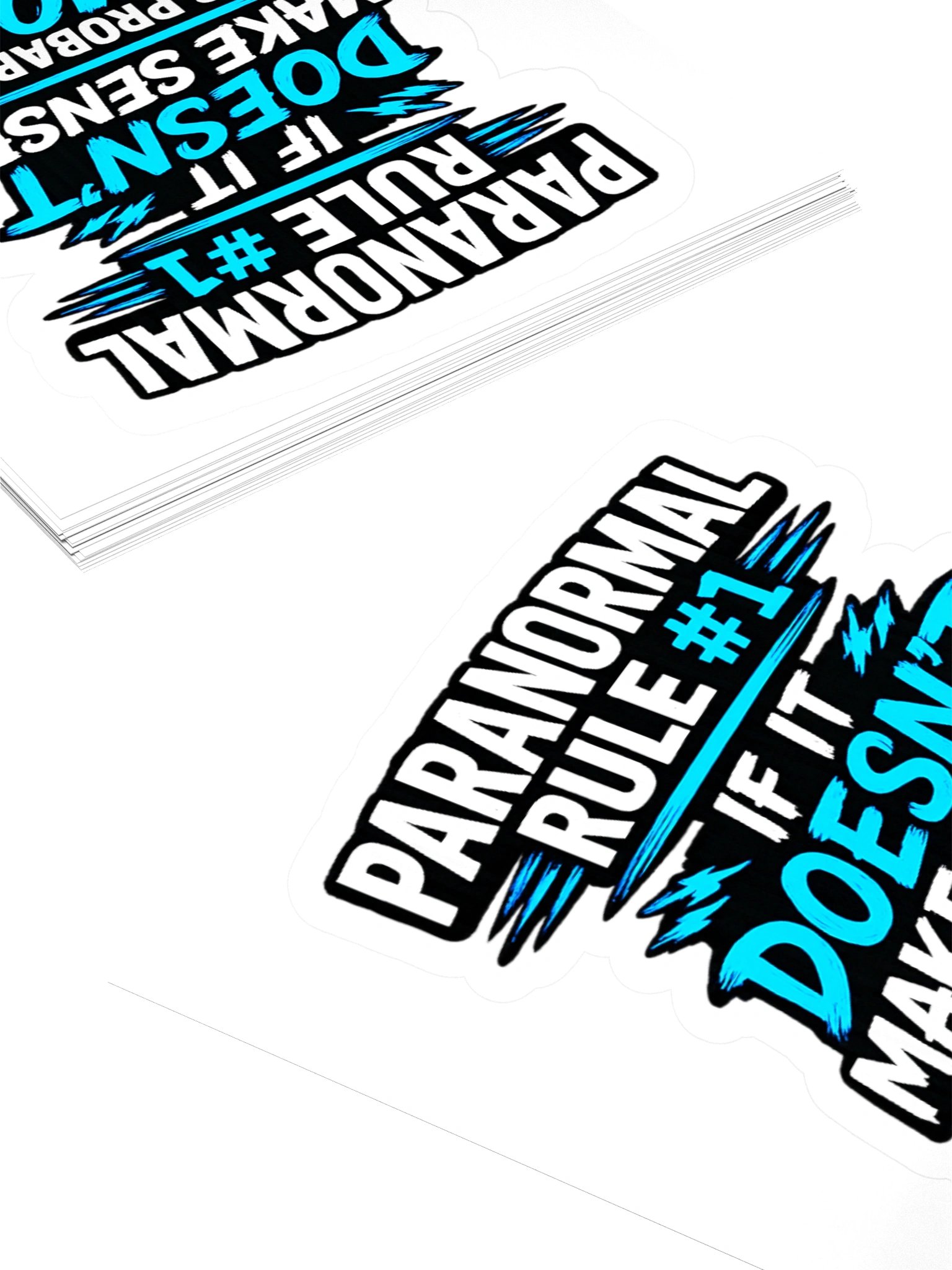 Paranormal Rule 1 - 3" x 3" sticker product image (4)