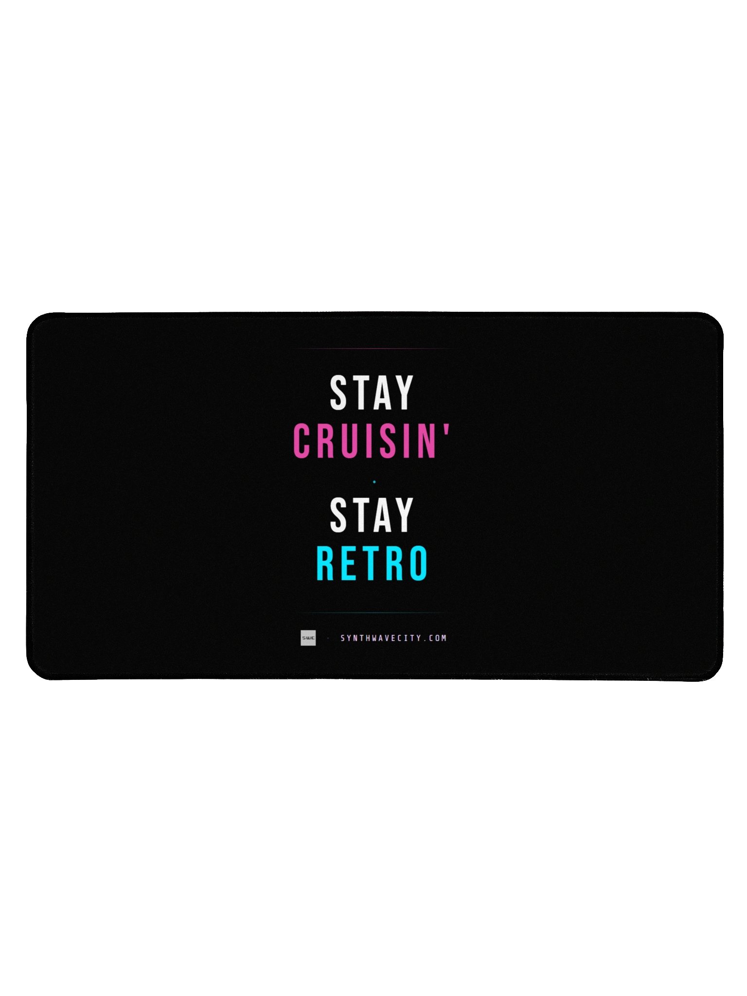 Stay Cruisin' Stay Retro | SWC | Desk Mat product image (1)