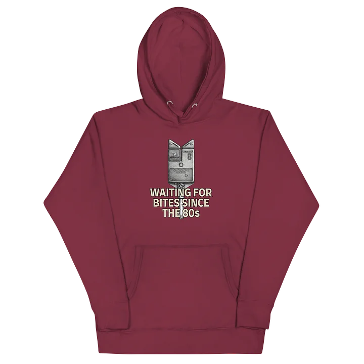 Waiting for Bites Since The 80s Hoodie product image (2)