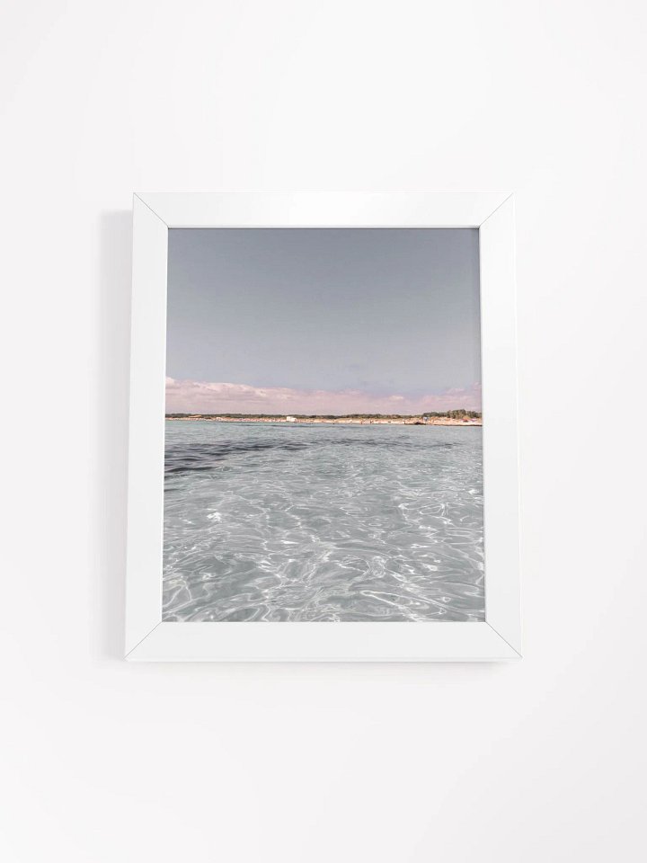 Mediterranean Beach - Framed High-Quality Matte Poster product image (1)