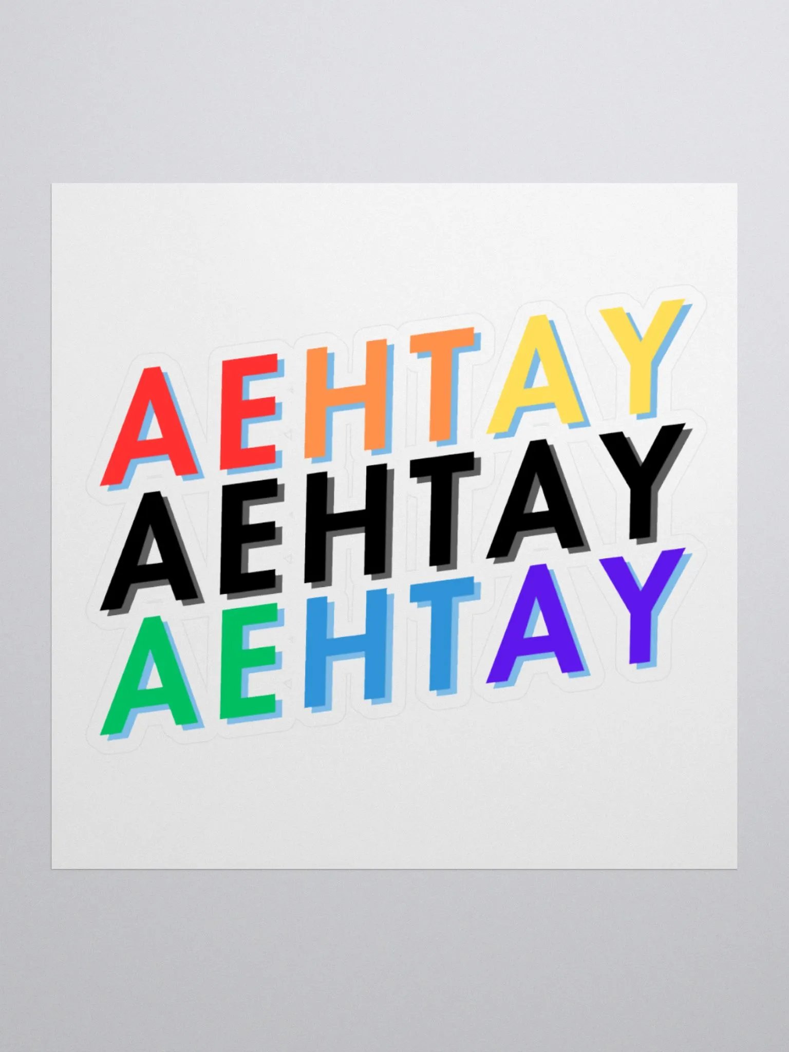 Rainbow Sticker product image (1)