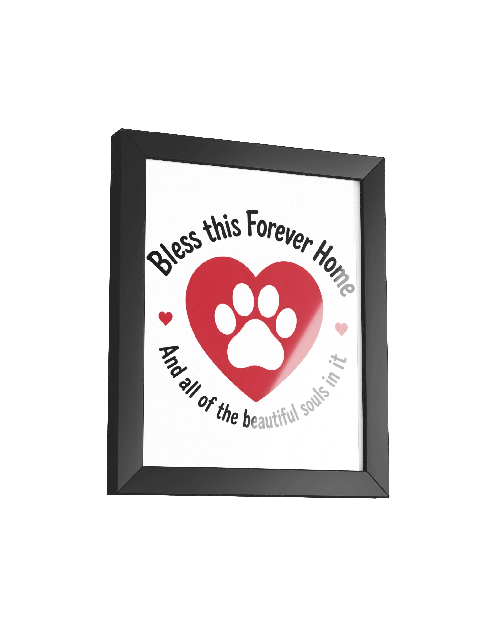 Bless This Forever Home Pet Heart Framed Poster product image (2)