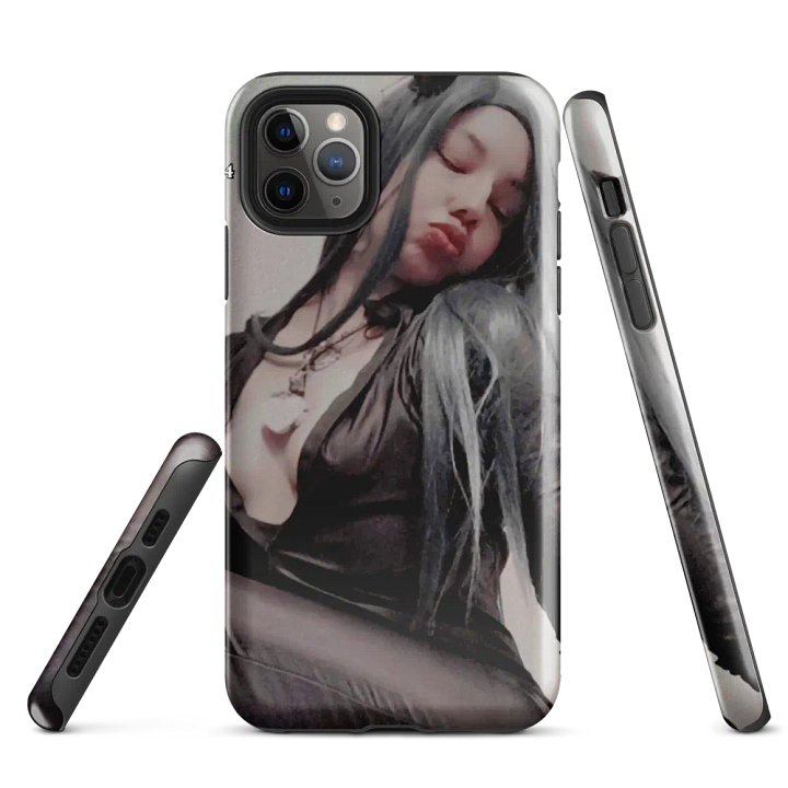 DC - Catwoman Cosplay iPhone Case (Shadow Velvet) featuring goth_girl_model24 product image (1)
