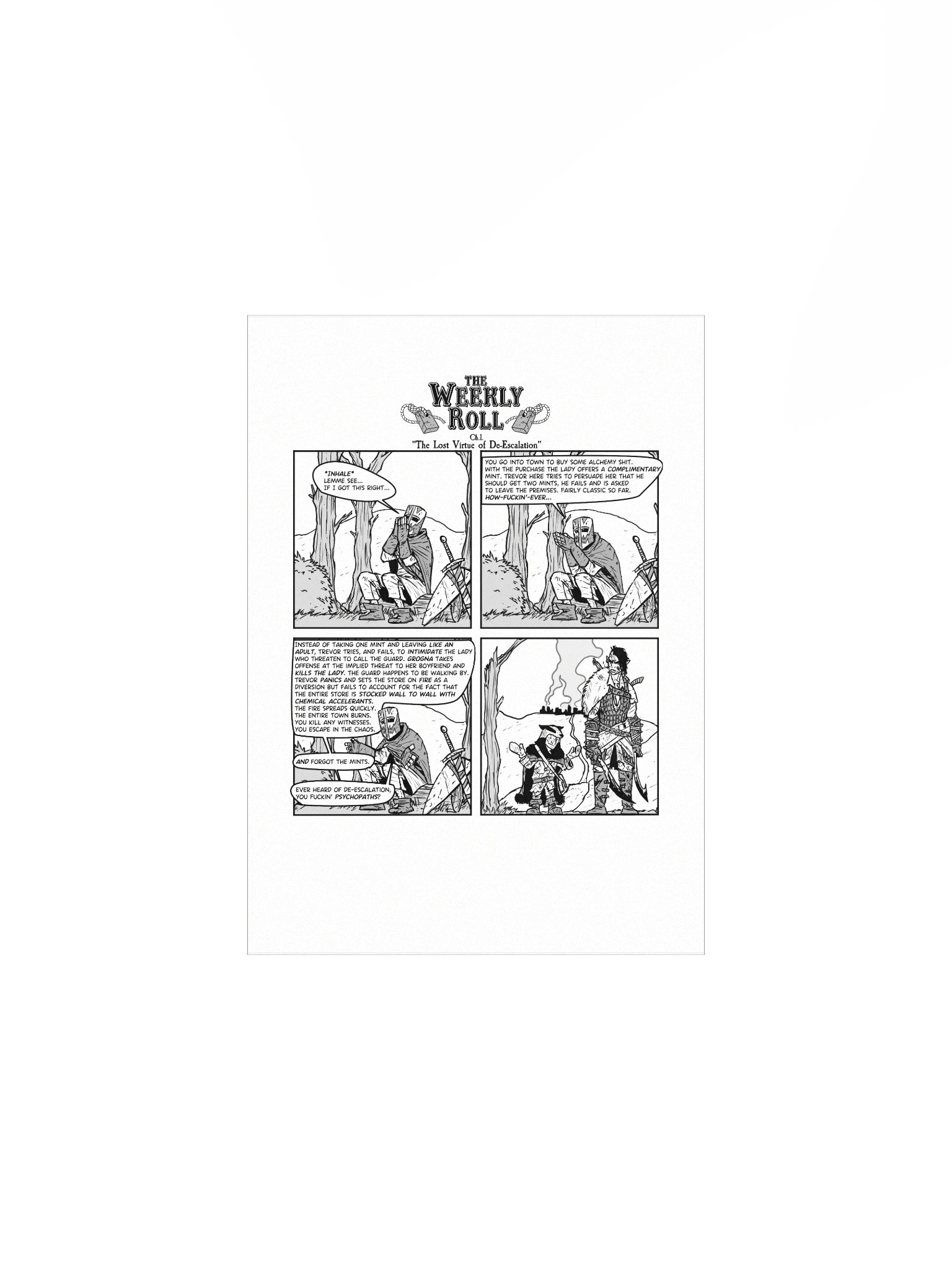 The Weekly Roll Ch. 100. Print Rectangular product image (2)