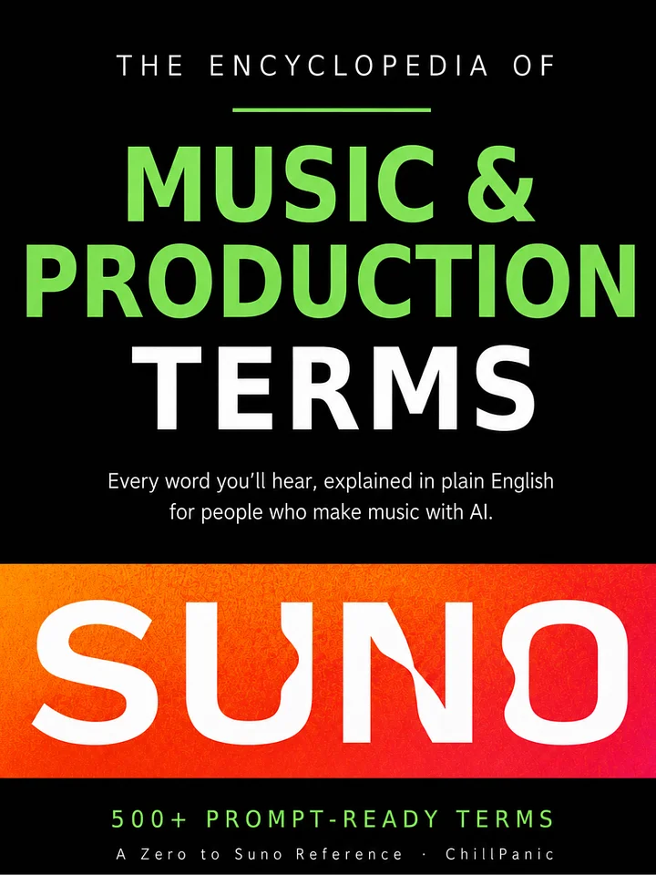 The Suno Encyclopedia of Music & Production Terms product image (1)