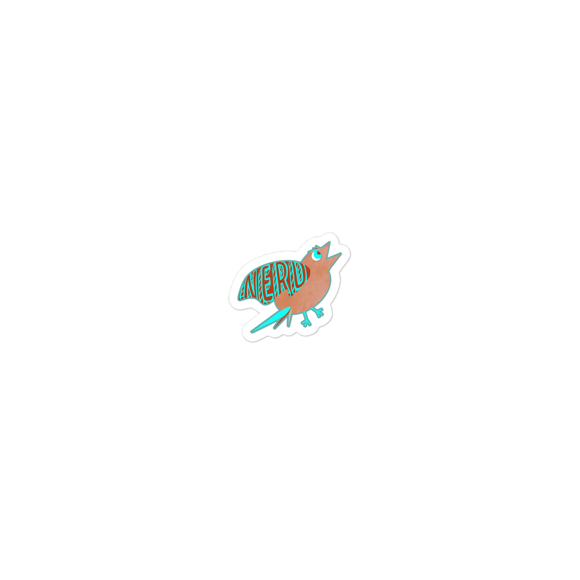 Bird the Nerd Chickadee Sticker product image (1)