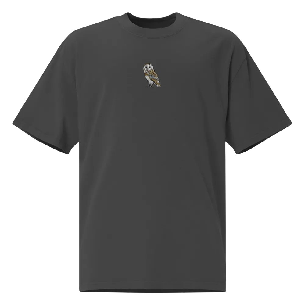 Barn Owl Dreams Embroidered Faded T-Shirt product image (1)
