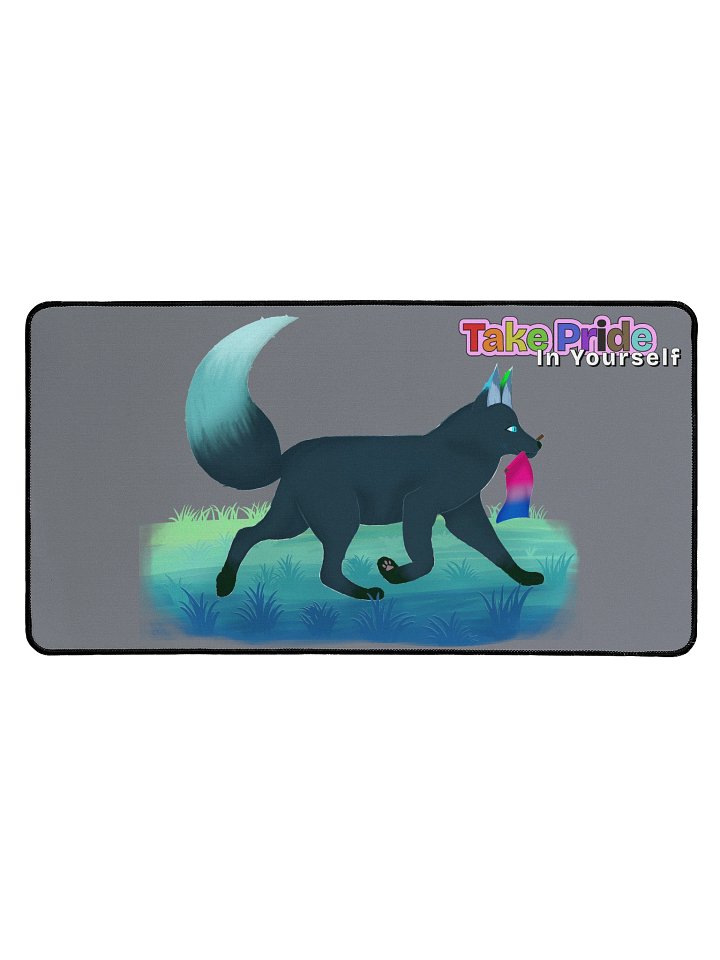 Bisexual Flag - Take Pride In Yourself Desktop MousePad product image (1)