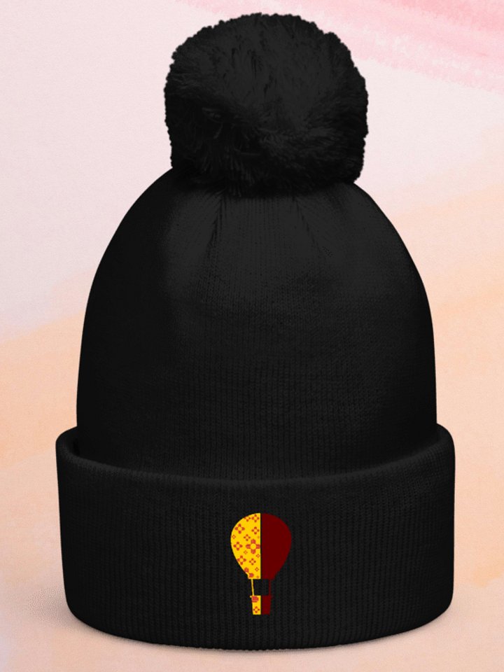 Zia Symbols Hot Air Balloon Pom-Pom Beanie product image (2)