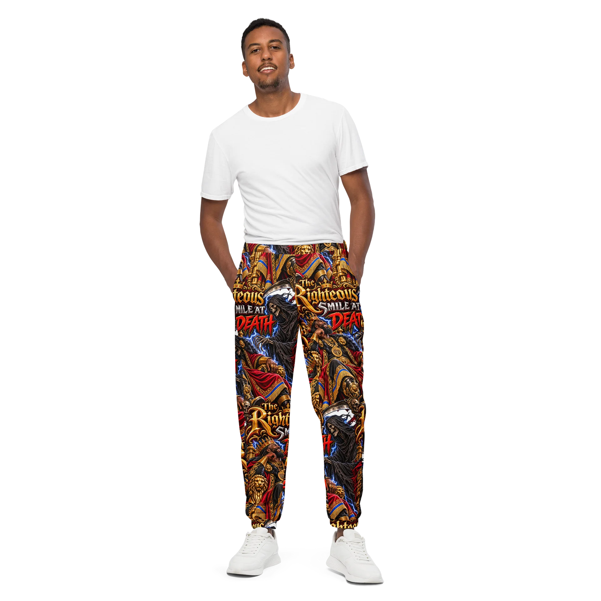 The Righteous Smile at Death Track Pants product image (1)