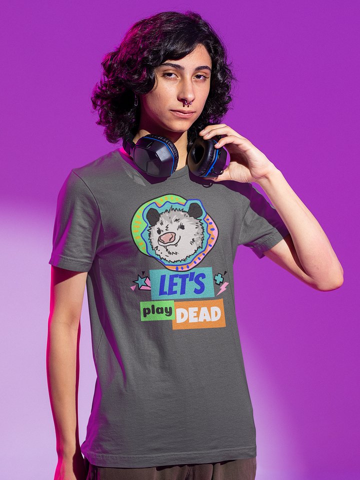 Let's Play Dead supersoft unisex t-shirt product image (1)