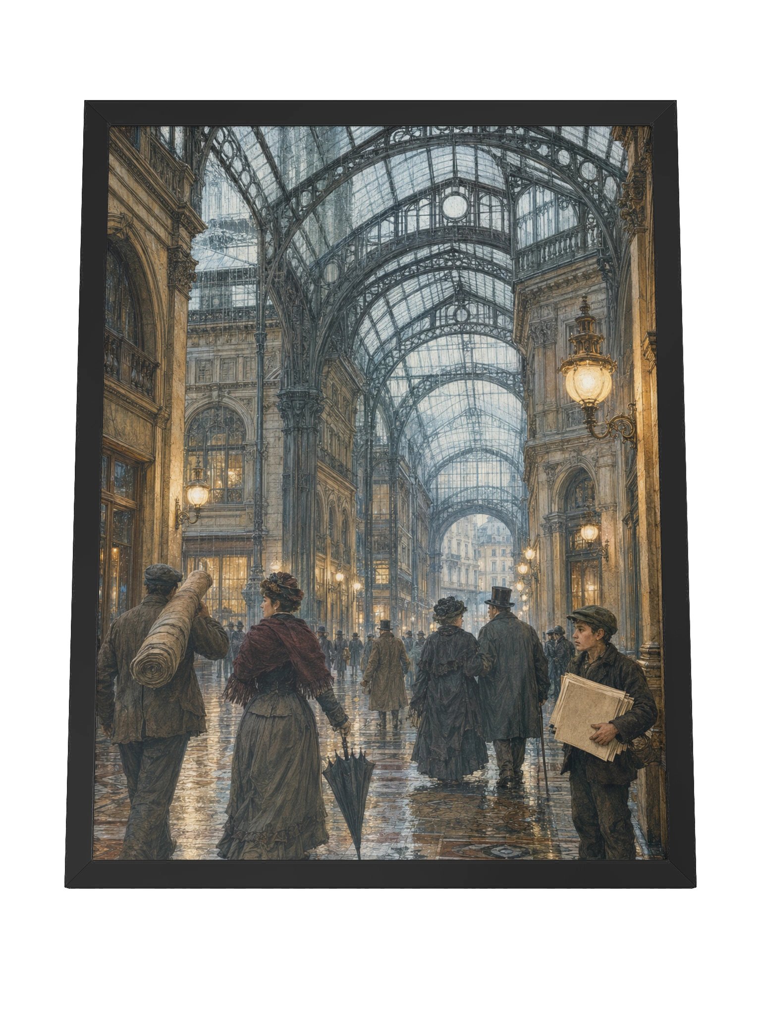 Milano tra Ferro e Vetro — Framed Matte Art Print product image (8)