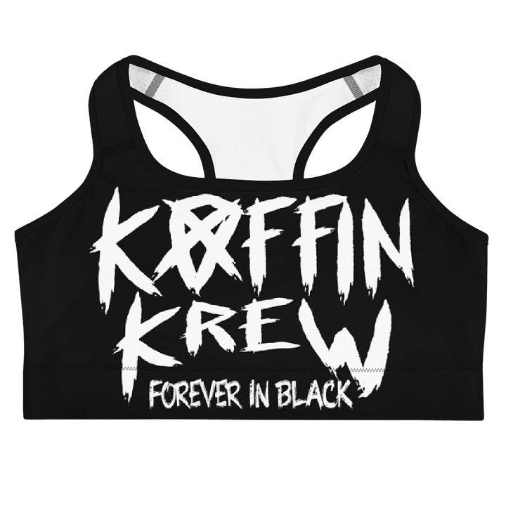 Forever In Black Sports Bra product image (1)