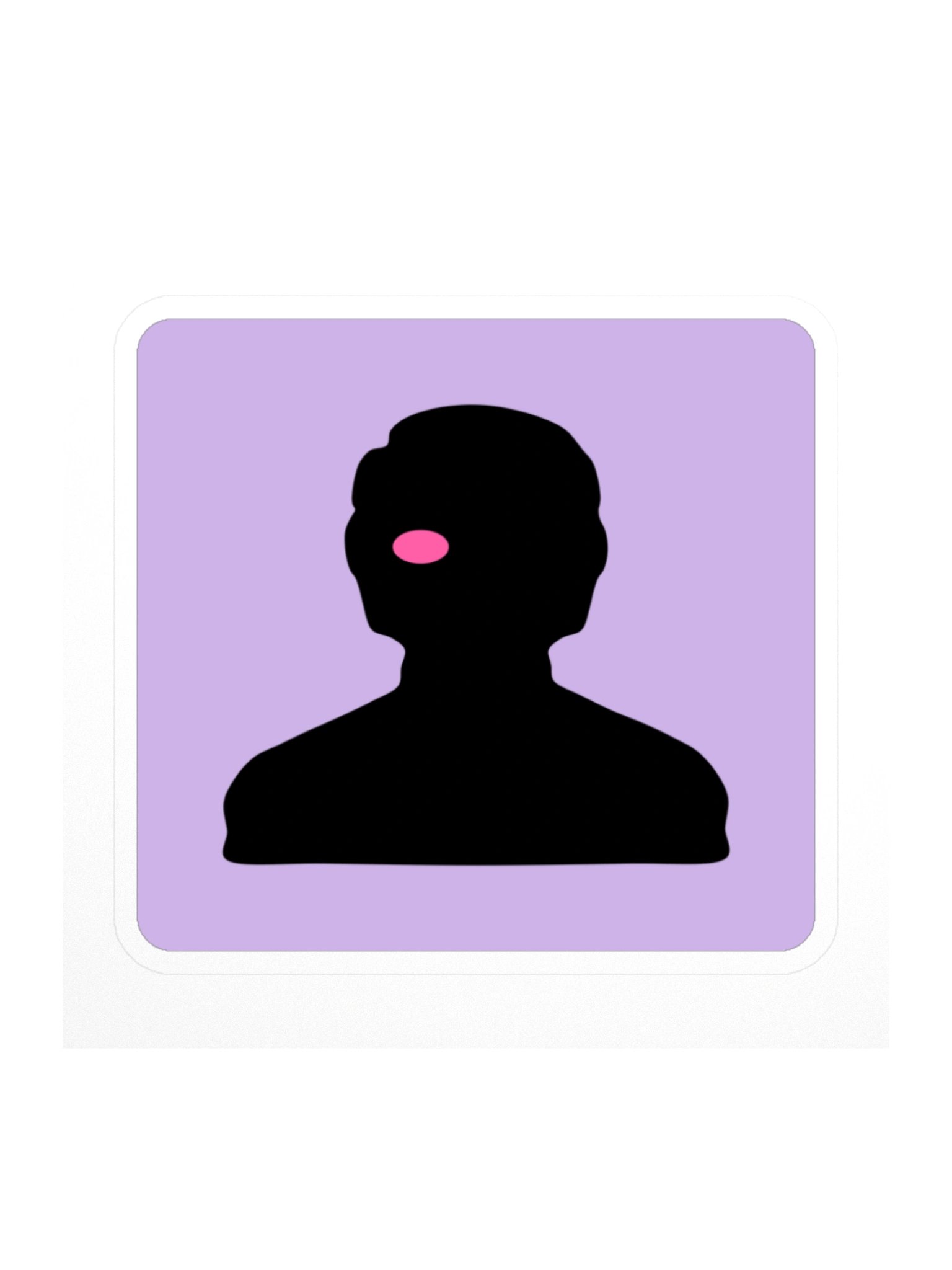 Bust — Block Sticker product image (1)