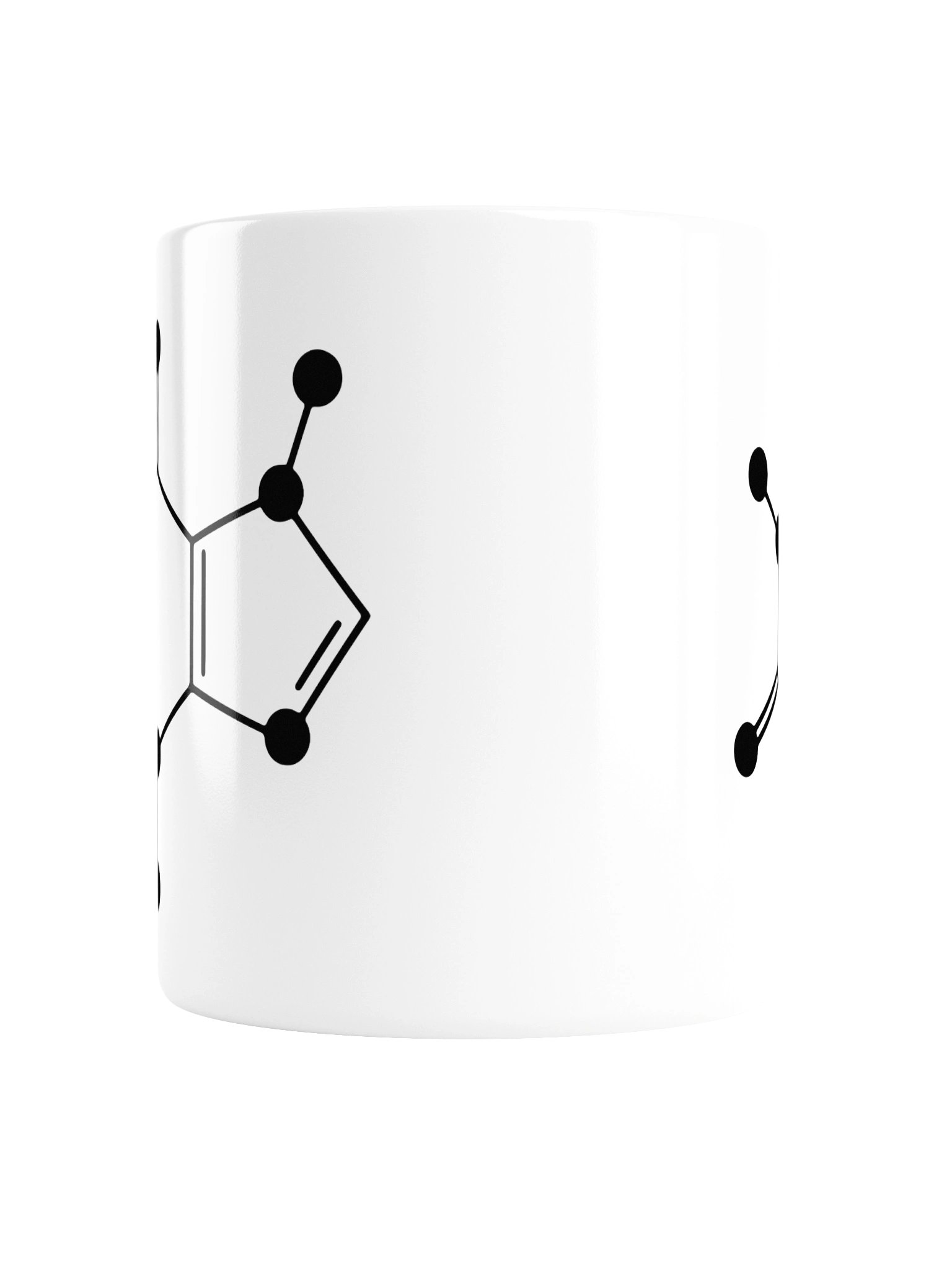 Minimal Blackout Glossy Mug product image (4)
