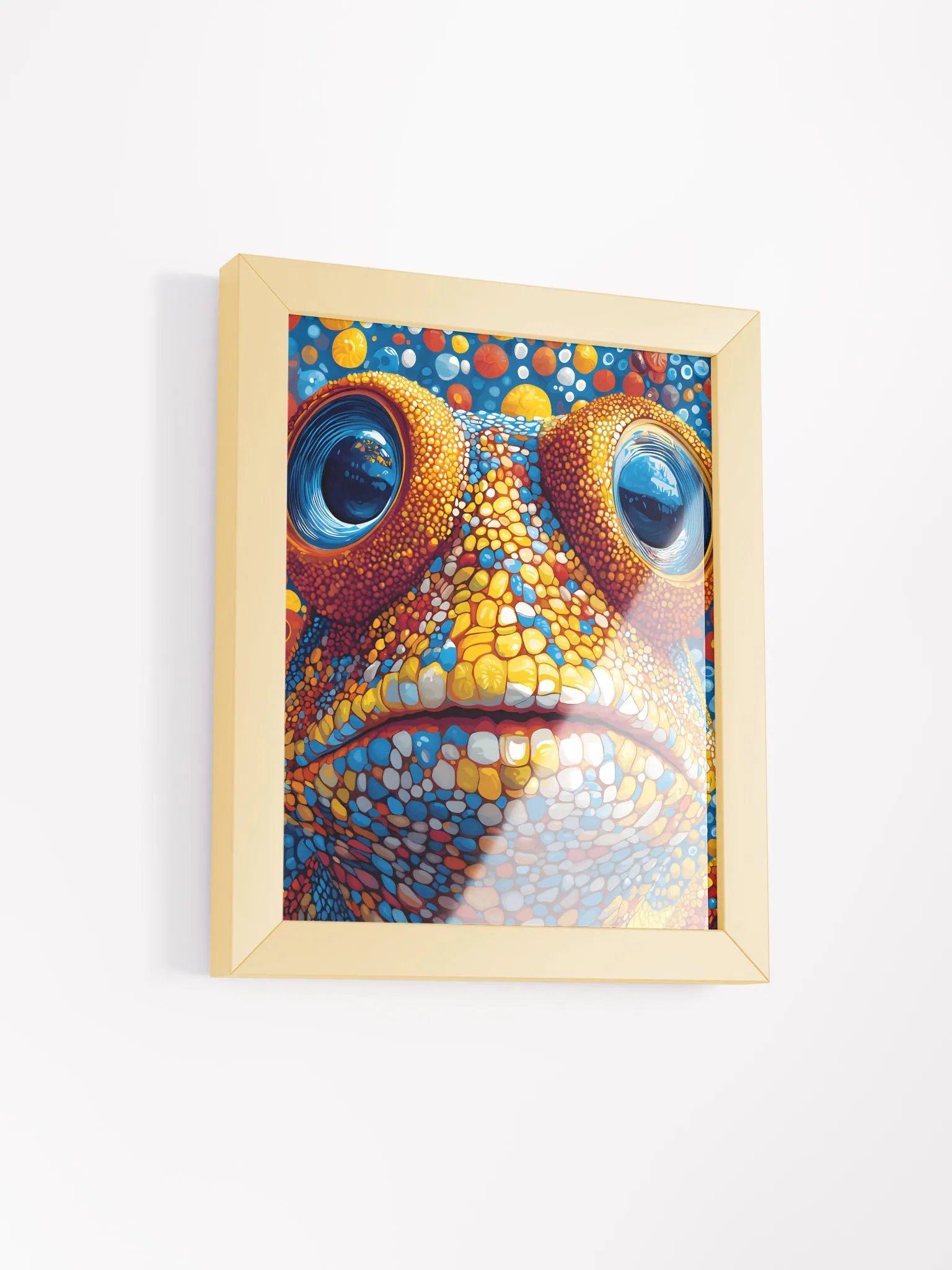 Framed wall art, titled 