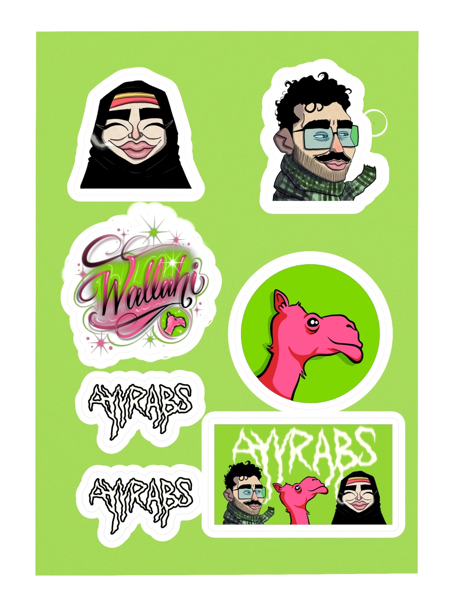 Ayyrabs Sticker Sheet product image (3)