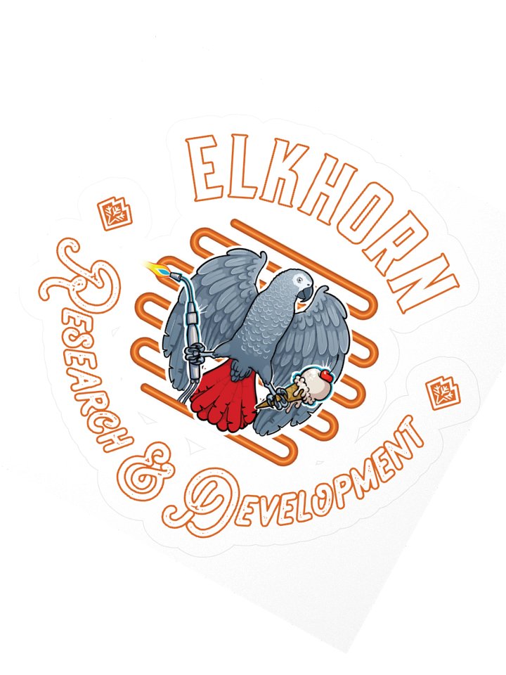 Elkhorn Research Logo Sticker product image (6)