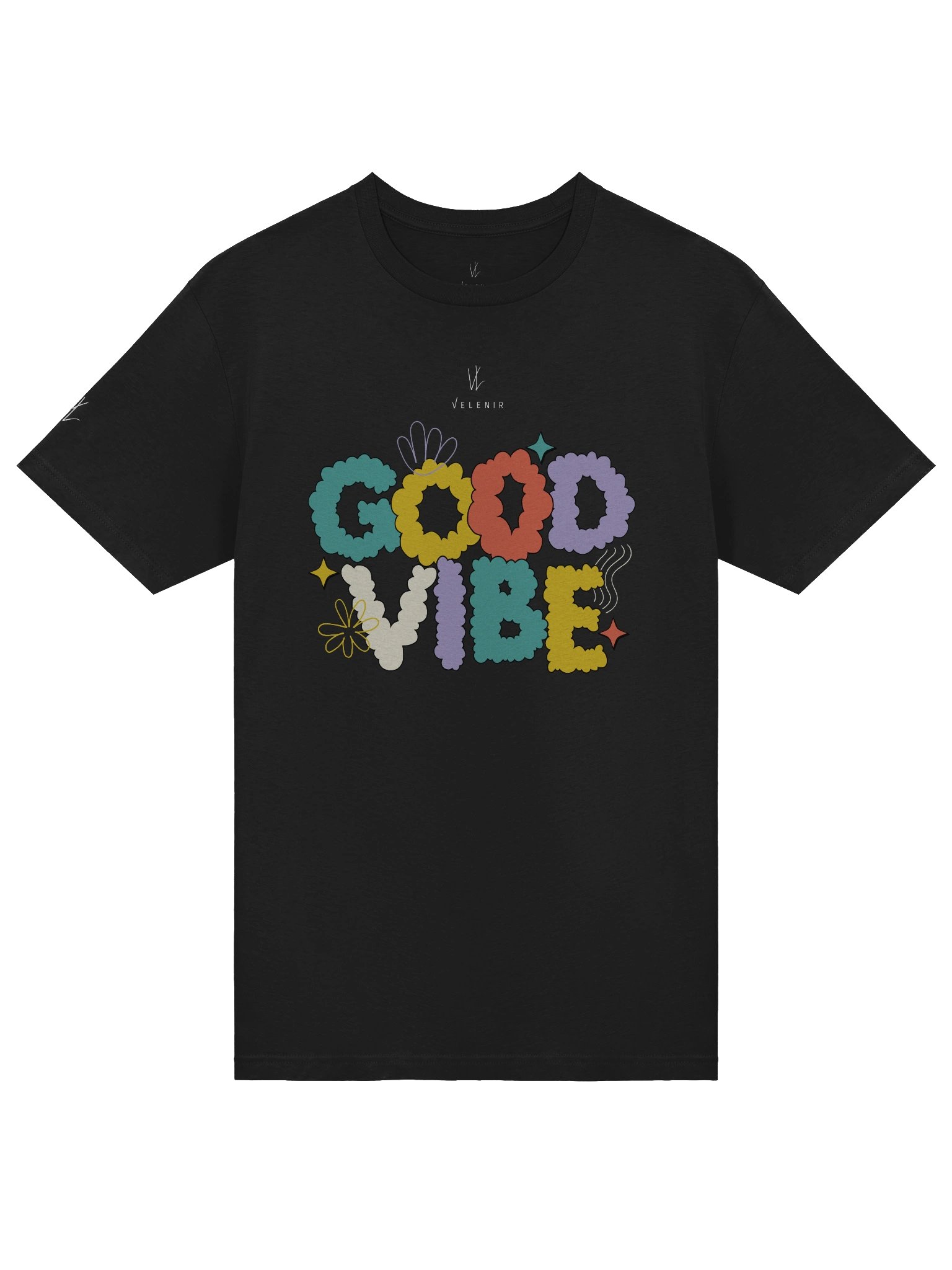 Velenir Good Vibes Womens Supersoft T-Shirt product image (5)