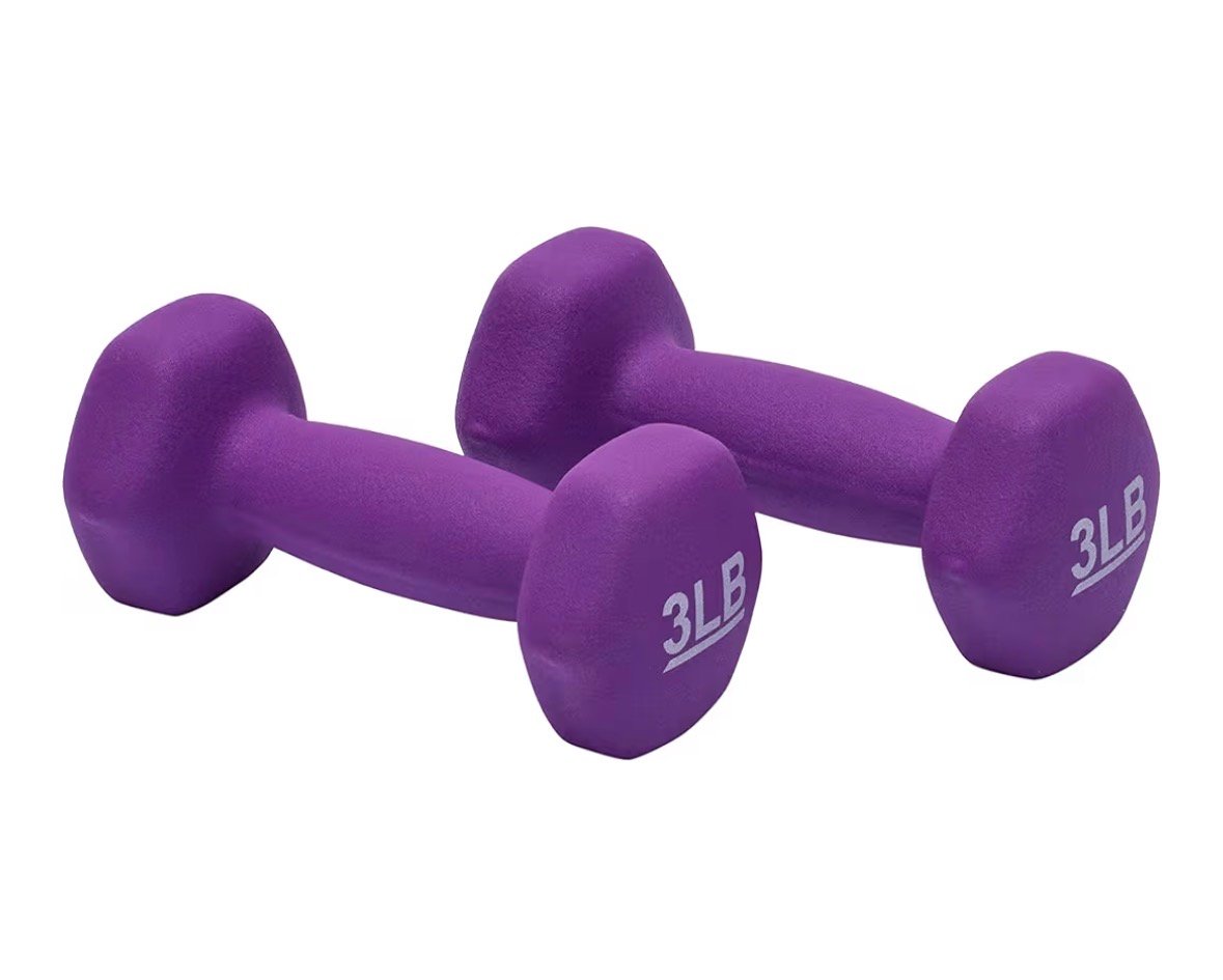 Amazon Basics Neoprene Dumbbell Hand Weights for Exercise and Muscle Toning product image (3)