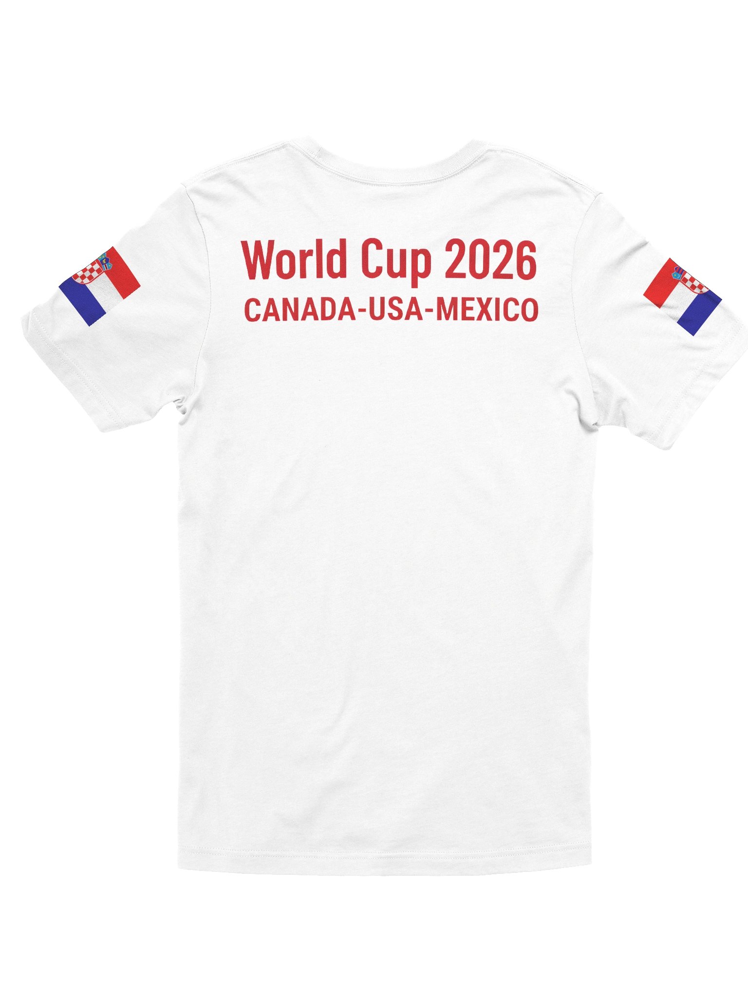 Croatia 2026 World Cup Flag Tee - World Cup 2026 Edition - Premium Unisex T-Shirt product image (11)