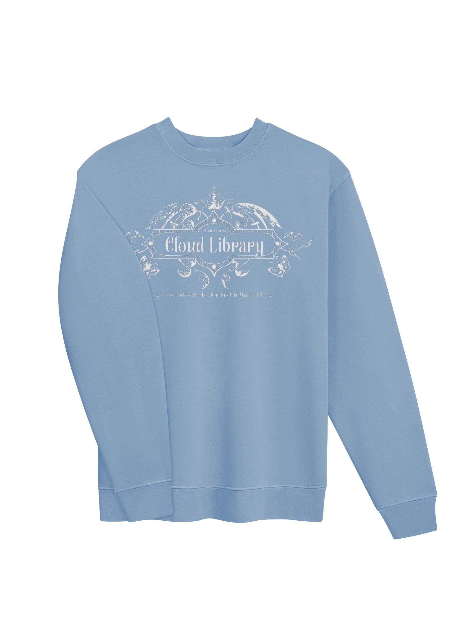 Antique Cloud Library Crewneck (without sleeve detail) product image (2)