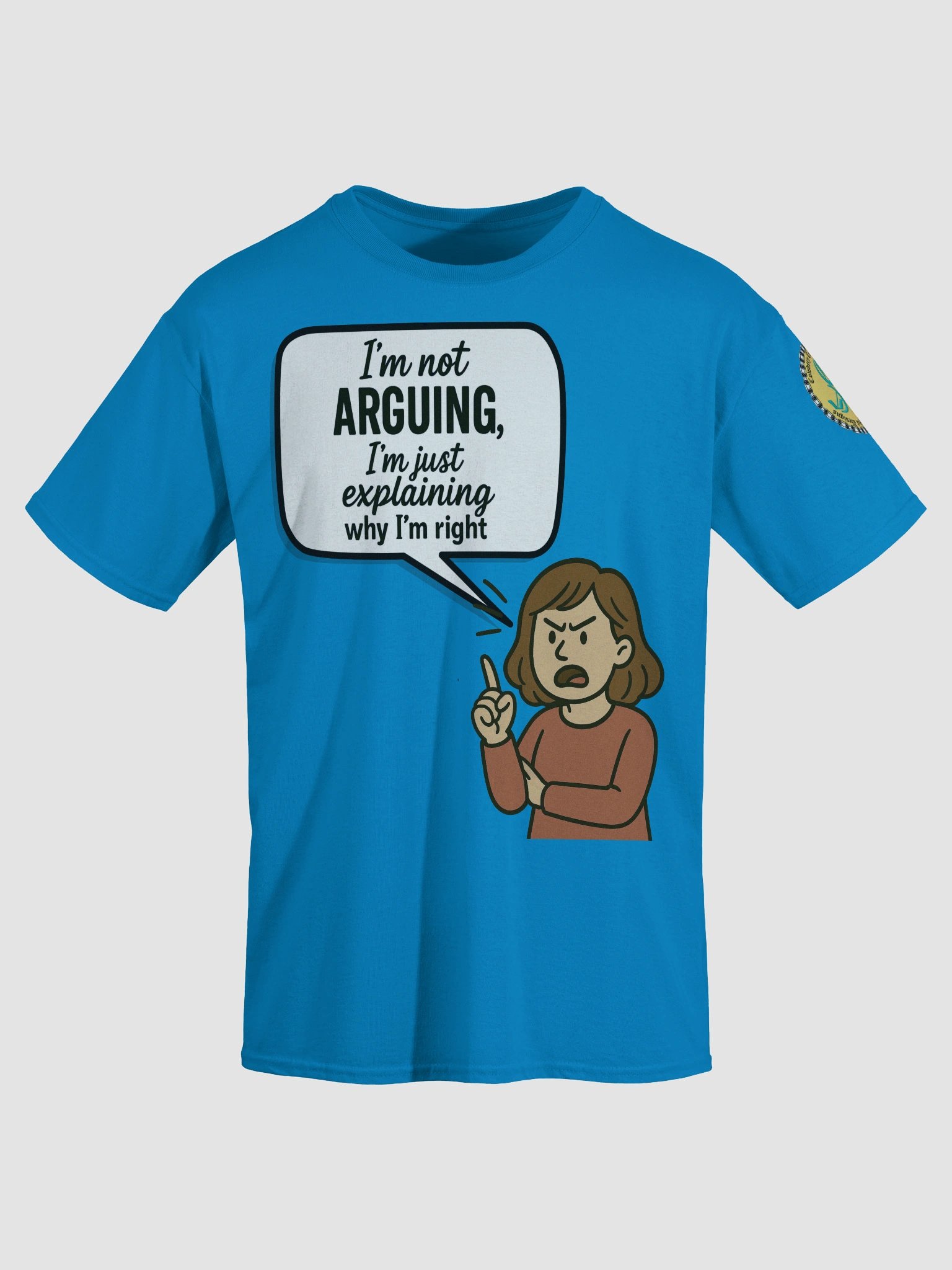 I'm not Arguing (Female) Gildan Heavyweight T-Shirt Colors (2) product image (3)
