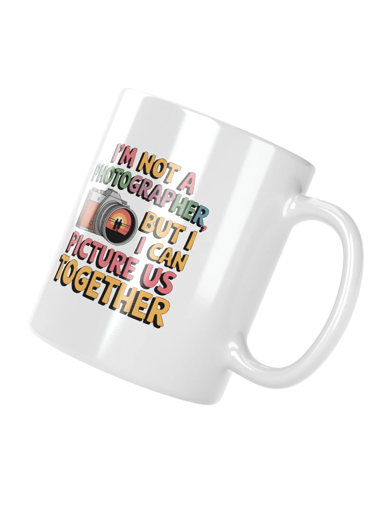 Photographer Valentine's Day Gift | I Can Picture Us Together Mug | Camera Love Pun Gift product image (3)