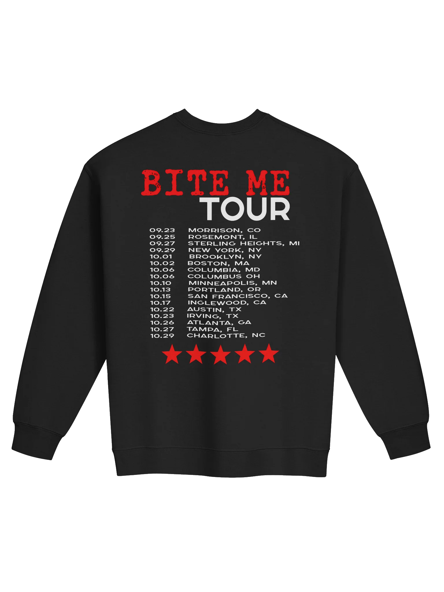 Good Girls Go To The BITE ME Tour Collage Sweatshirt product image (2)