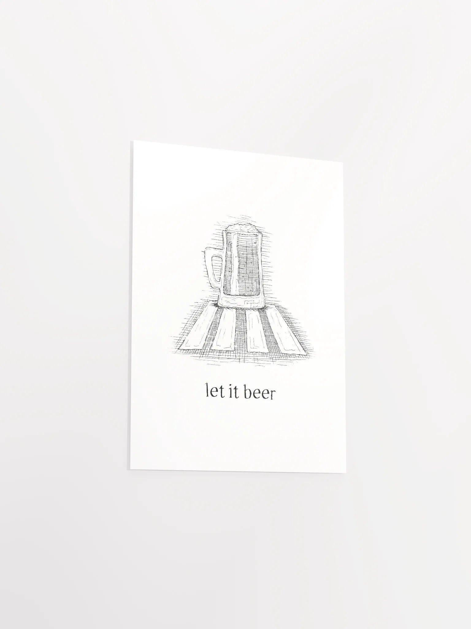 Let It Beer - Art Print product image (19)