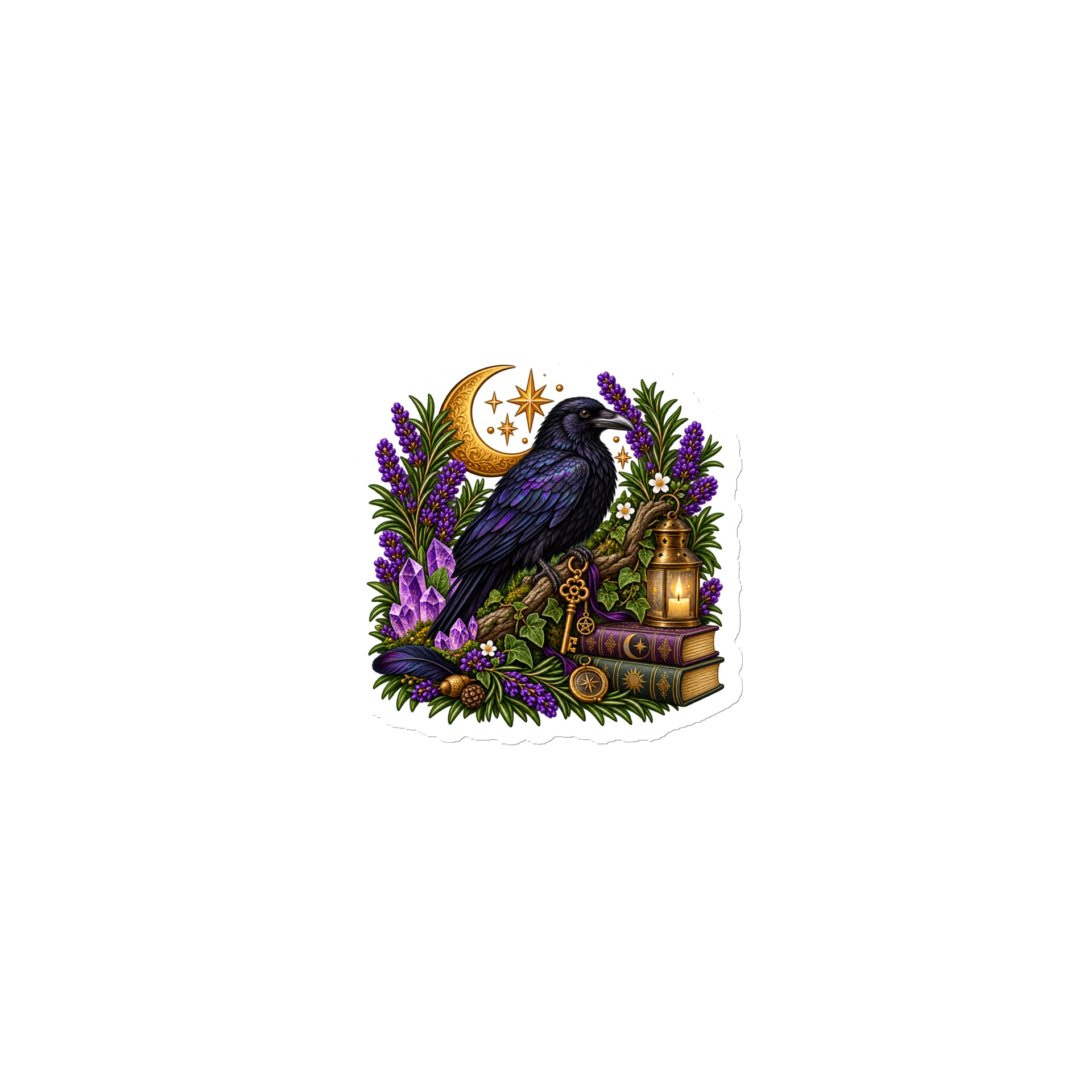 Crow and Key Magnet product image (1)