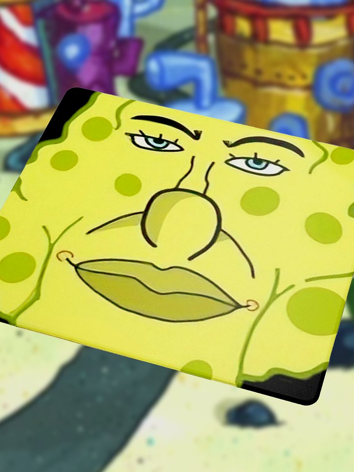 SMALL MY QUESO REACTION MOUSEPAD product image (1)