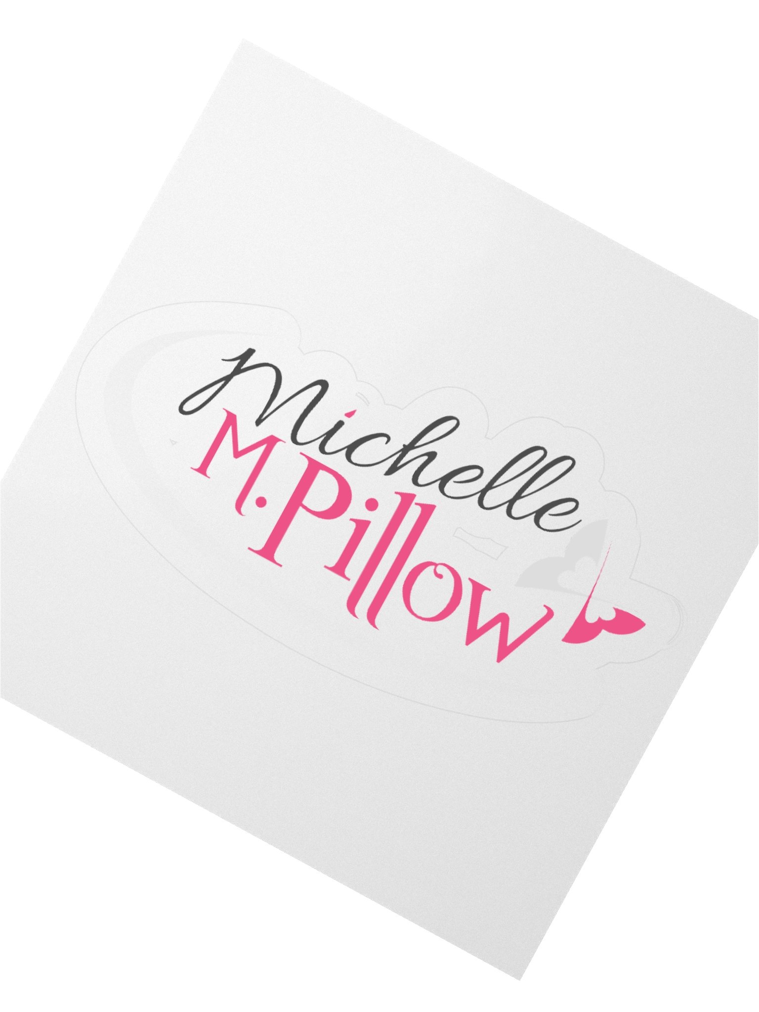 Michelle's Butterfly Logo Kiss Cut Stickers product image (2)