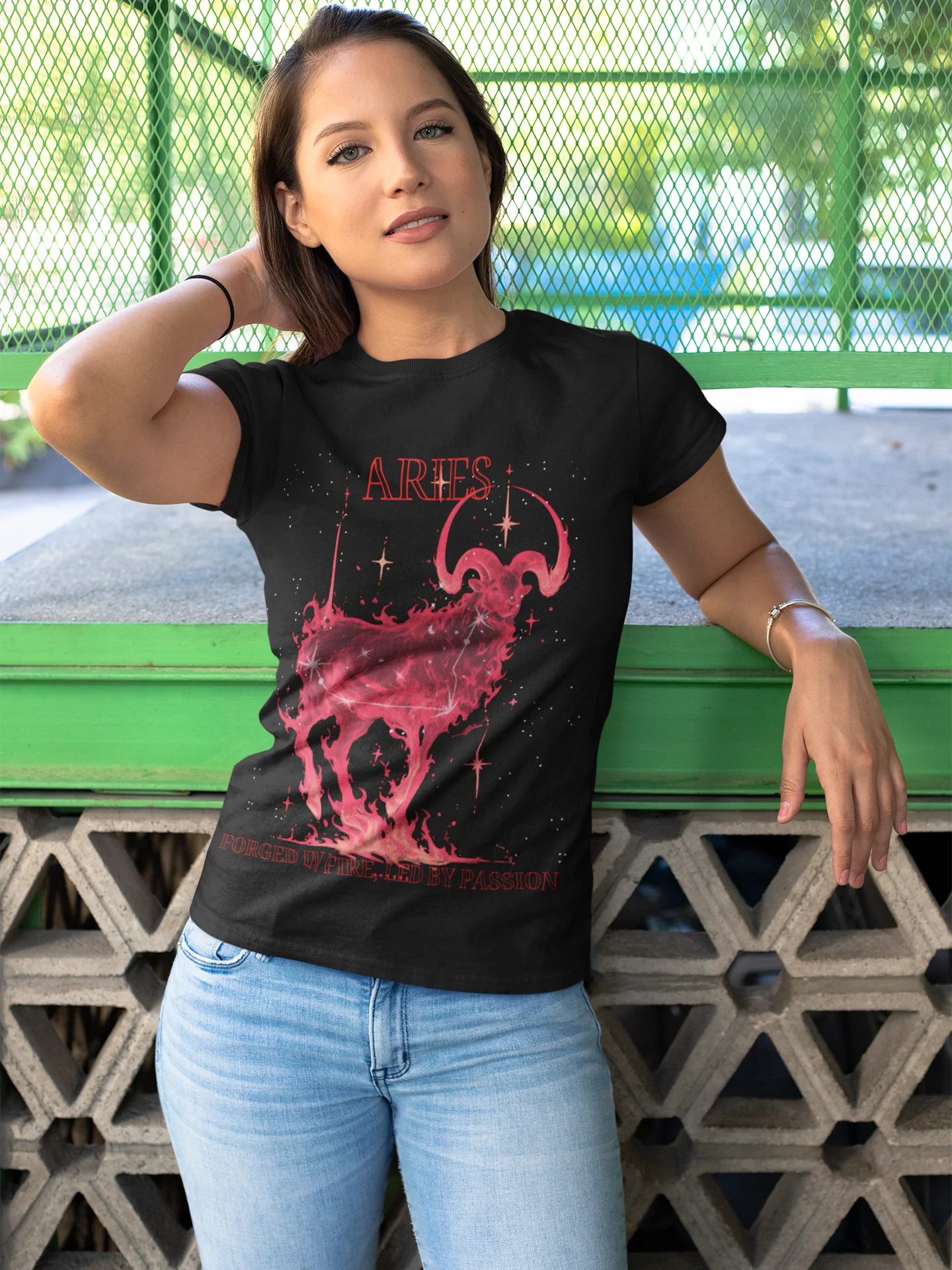 Aries: Forged in Fire, Led by Passion Tee product image (4)