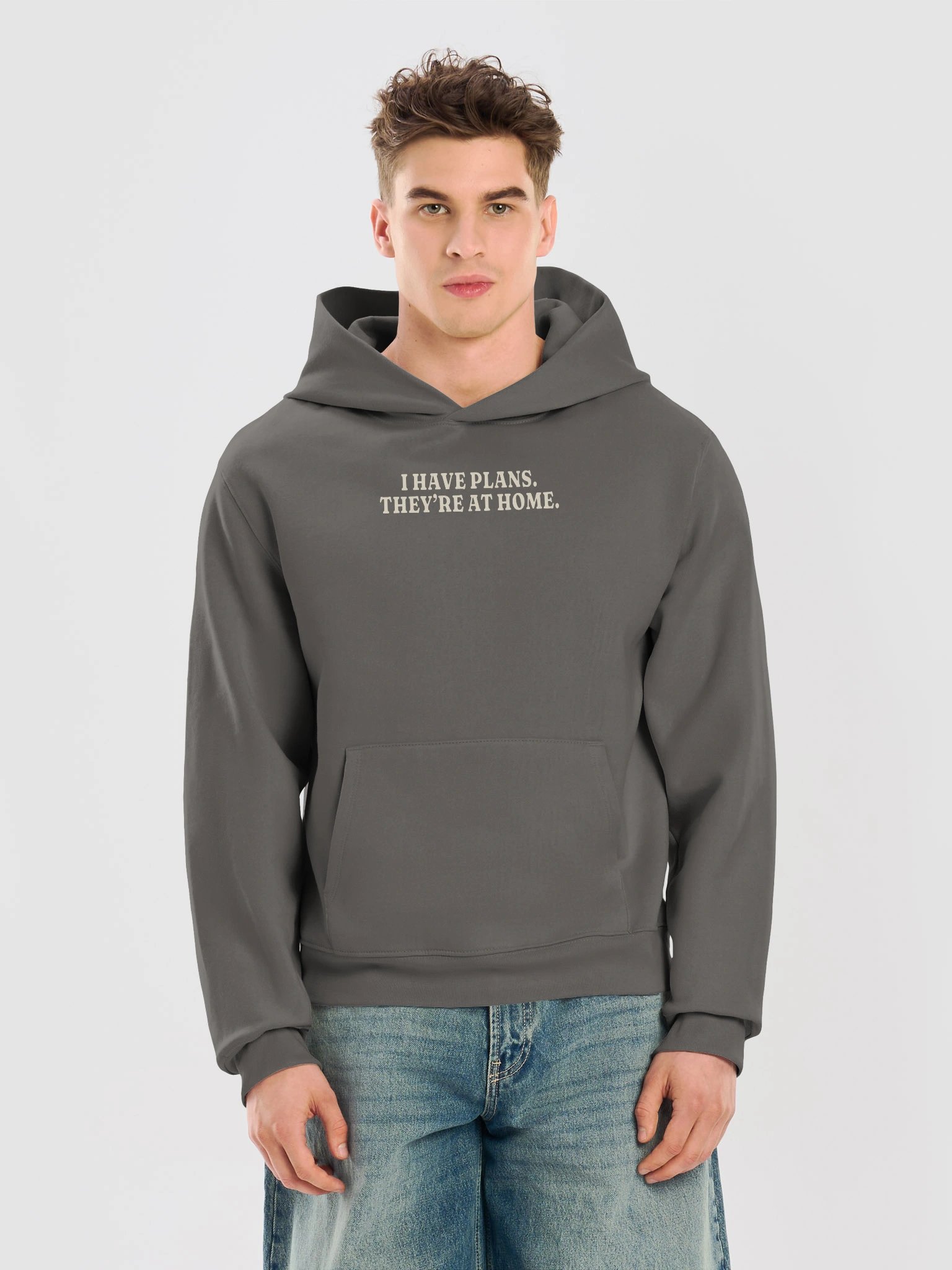 I Have Plans. They’re At Home Oversized Hoodie product image (9)