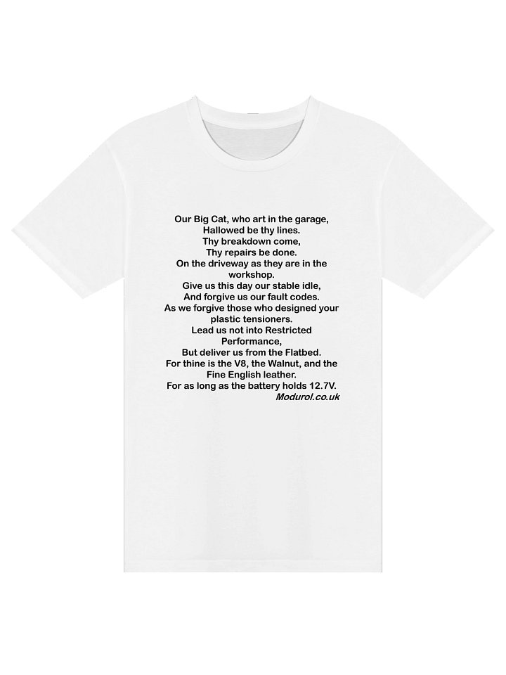 Modurol Premiere Contributor - Big Cat Prayer T Shirt product image (1)