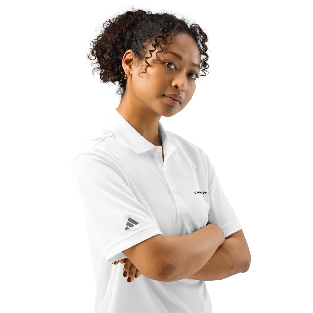 RoccoRox Adidas Polo Tee White product image (10)