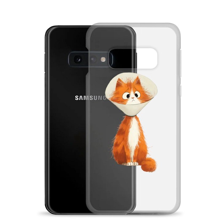 Sad Cat Cone Clear Samsung® Case product image (24)