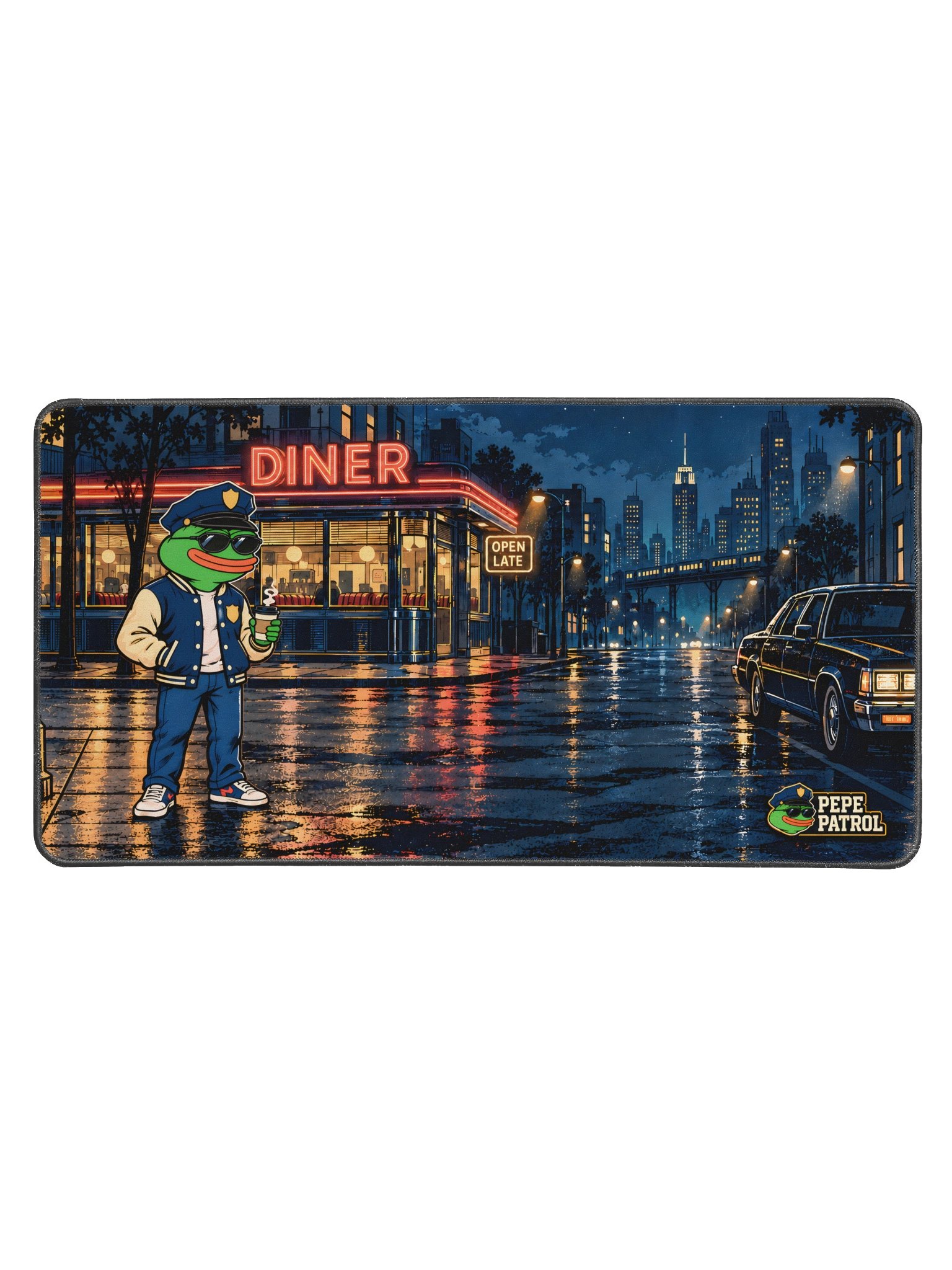 Dispatch After Dark Art Desk Mat product image (1)