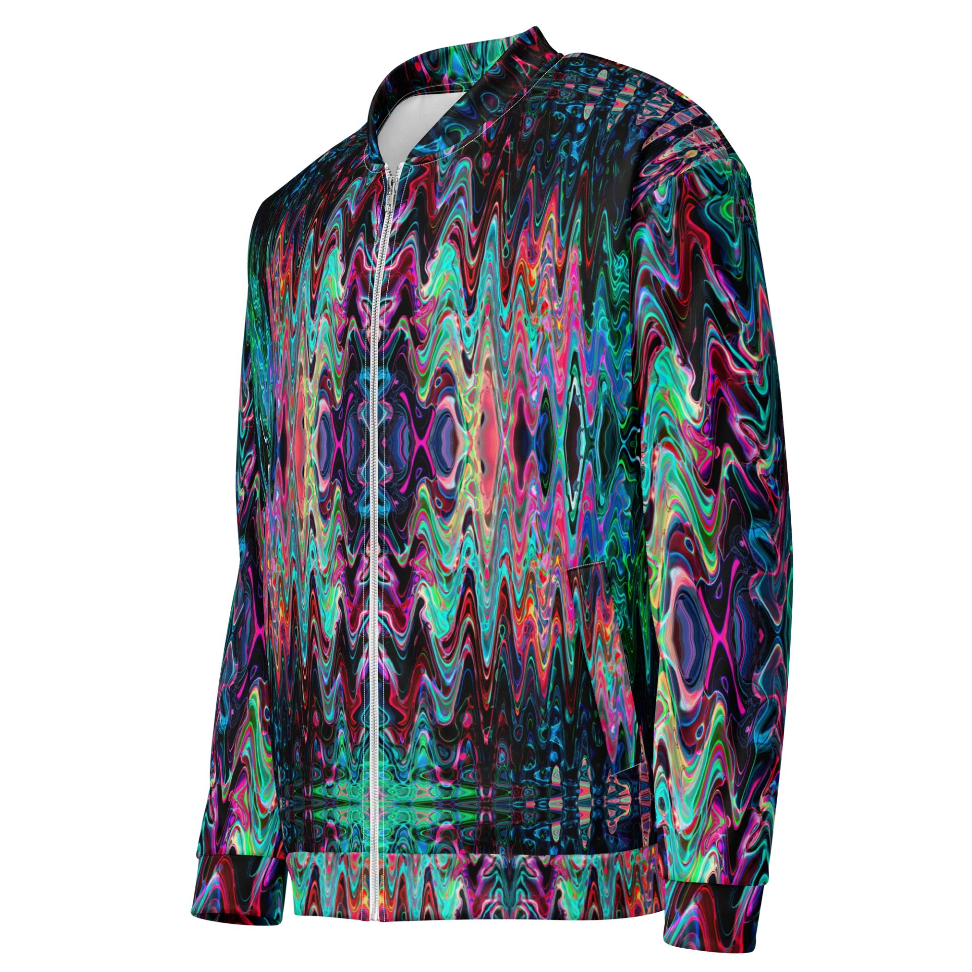 Radiant Resonance Fracture | All-Over Bomber Jacket product image (3)