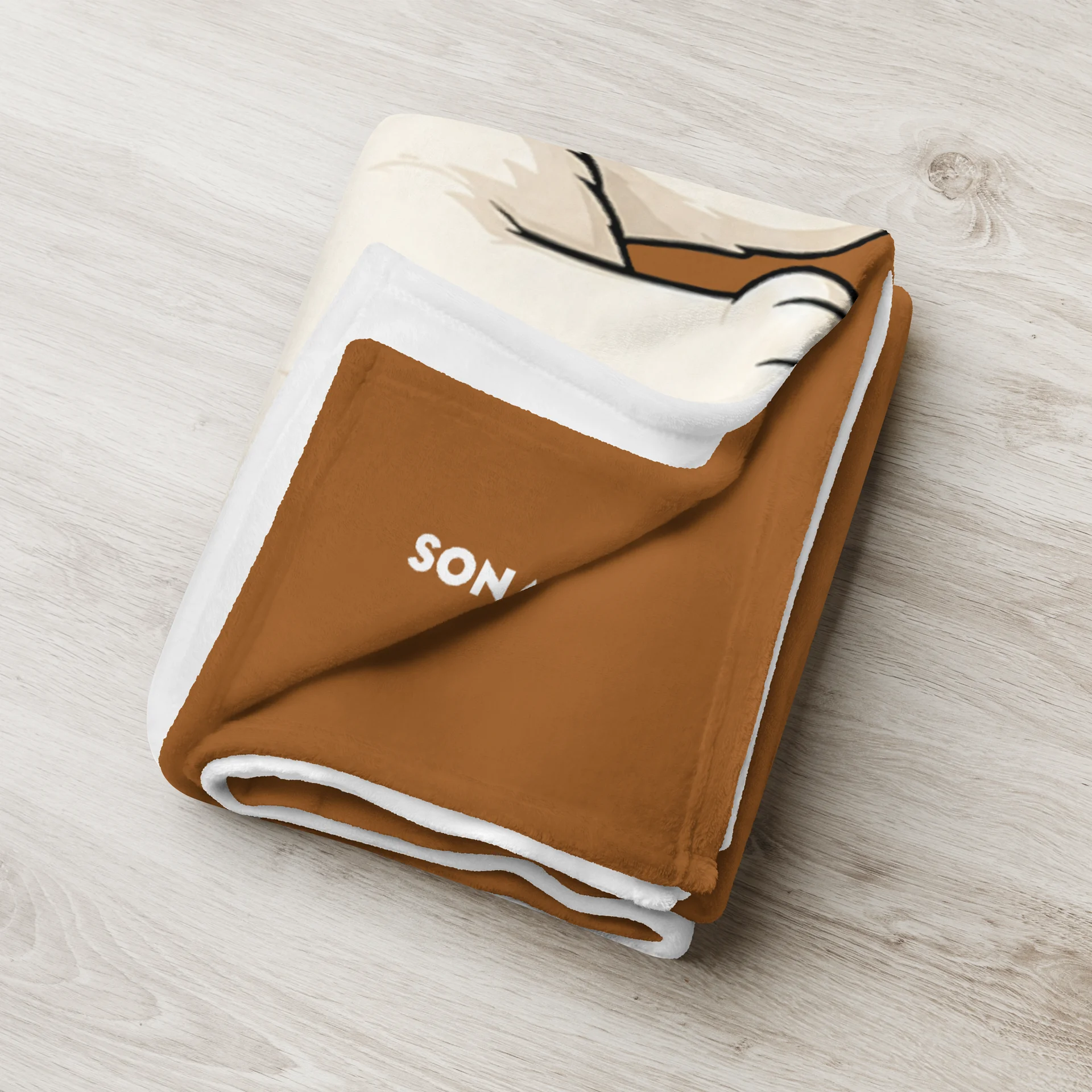 Sonance Dog Throw Blanket (Look Up) Rich Gold product image (3)