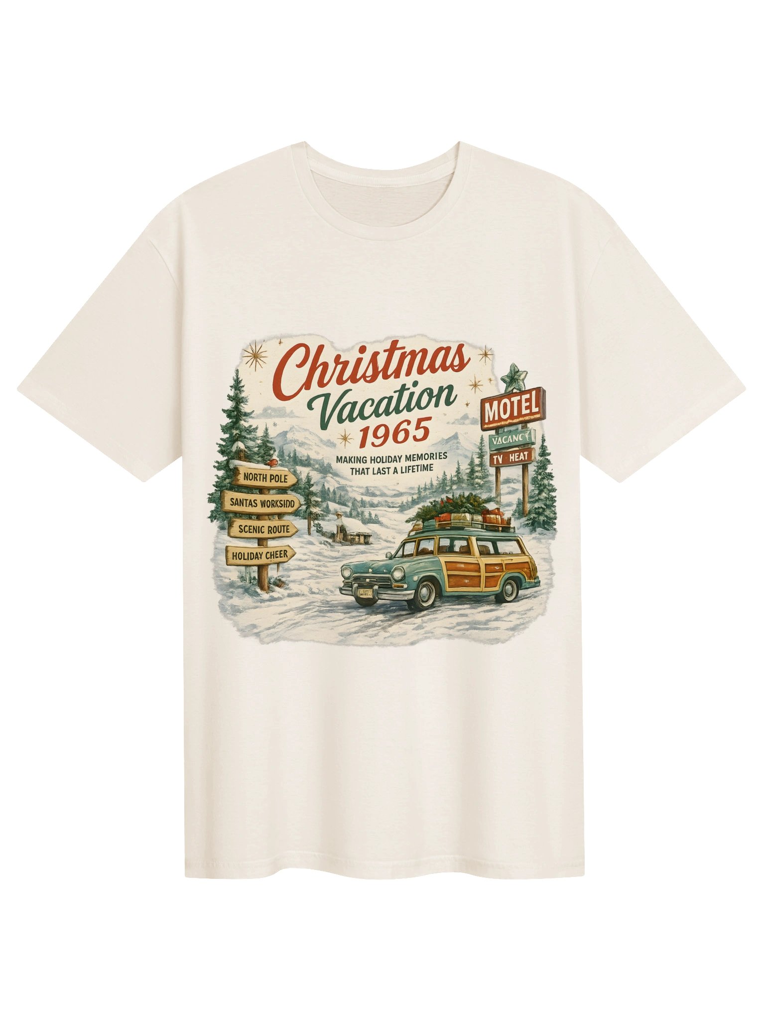Christmas Vacation 1965 Retro Tee product image (2)
