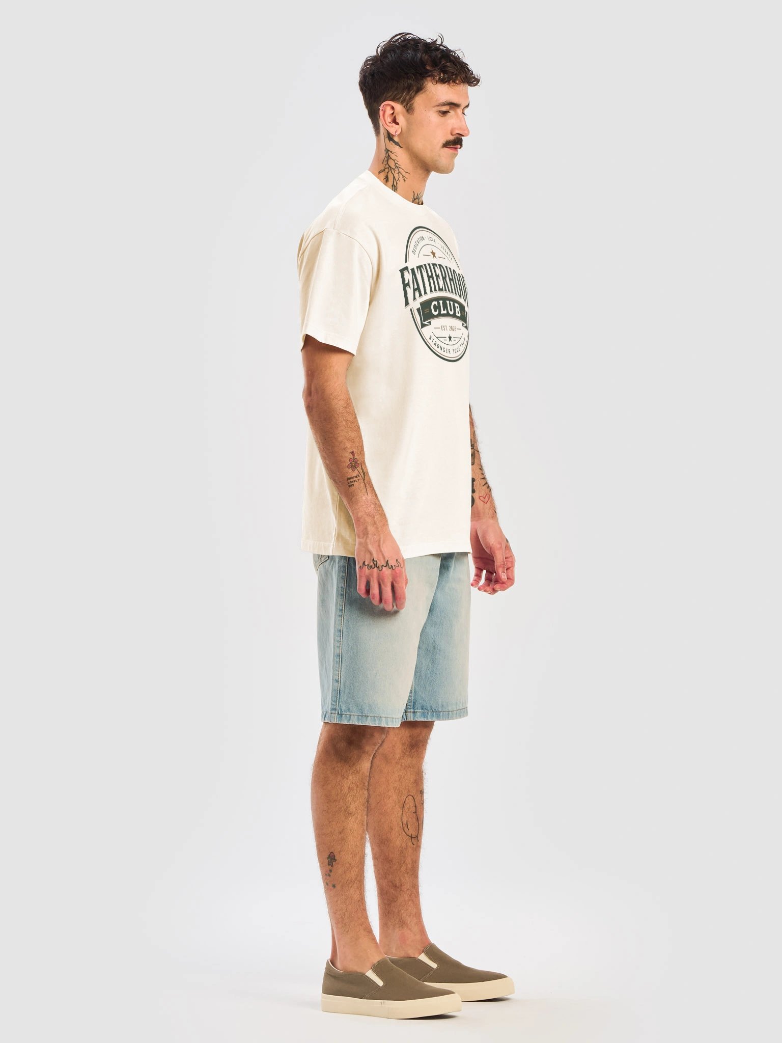 First Father's Day 2026 Gift | Fatherhood Club Vintage T-Shirt product image (2)