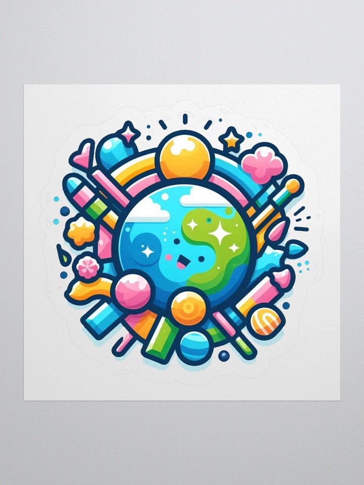 Joyful Earth Kiss Cut Stickers product image (2)