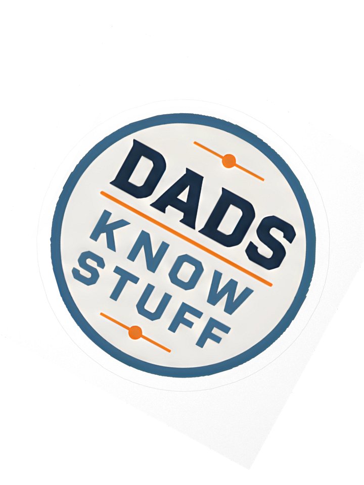 Dads Know Stuff Small Logo Sticker product image (4)