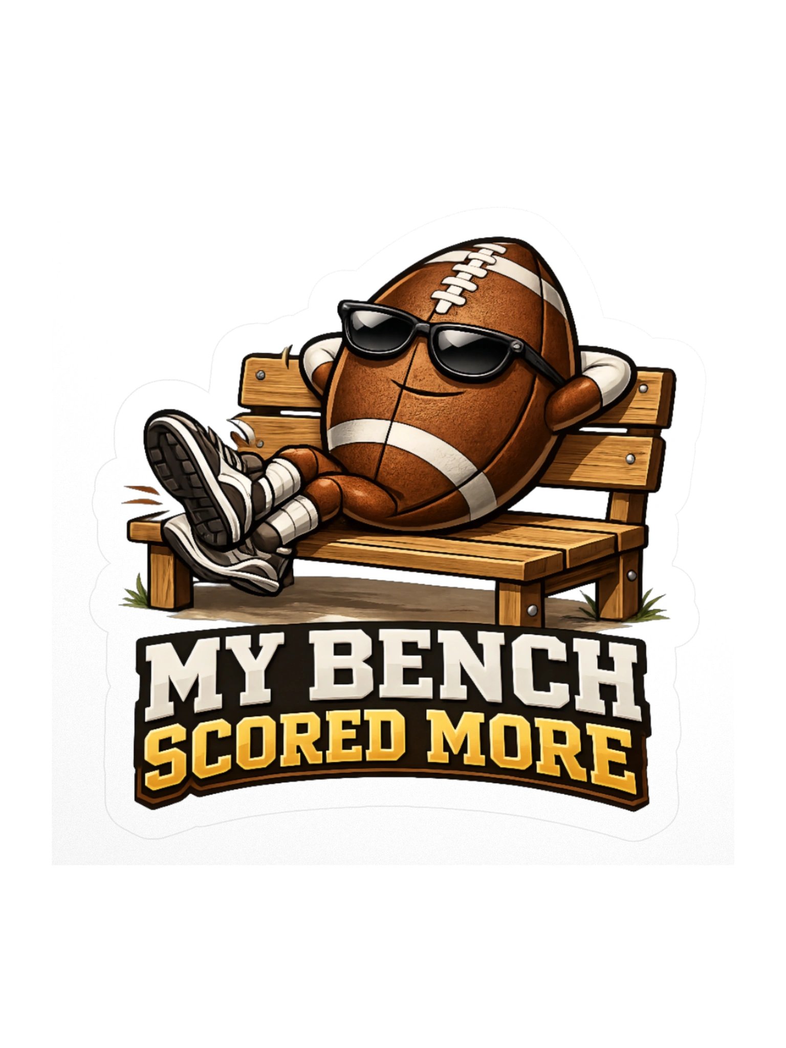 My Bench Scored More Sticker product image (1)