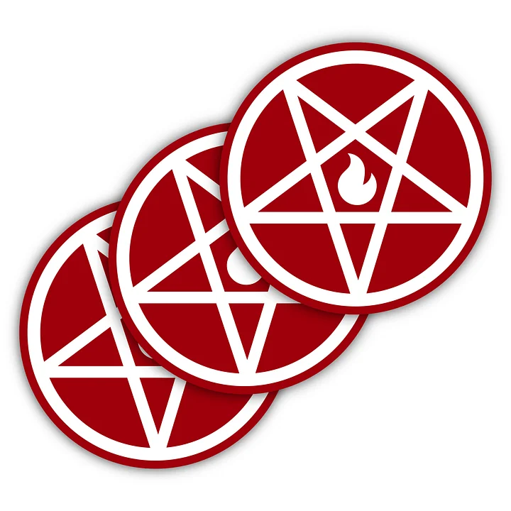 Bonfire Satanism - 3 Sticker Packs - (5 in.) product image (2)
