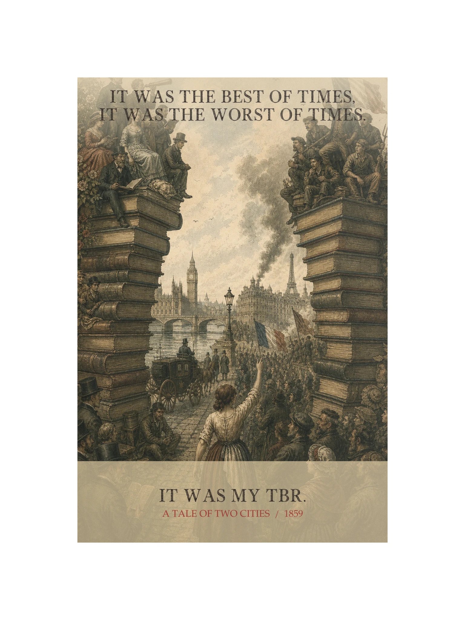 Was Best Times Was Worst Times Was -- A Tale of Two Cities Art Print product image (12)